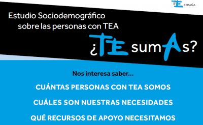 El estudio sociodemográfico desarrollado por Autismo España cuenta ya con 2.116 registros de personas con TEA