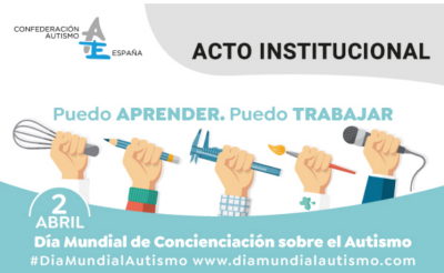 Acto Institucional con motivo del Dia Mundial de Concienciación sobre el Autismo 