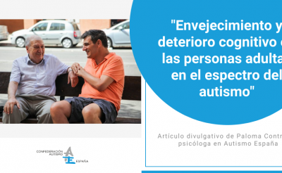 Investigar sobre el funcionamiento cognitivo de las personas adultas con autismo, esencial para promover su envejecimiento activo