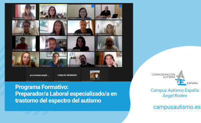 El Campus Autismo España acoge la primera formación de Preparador laboral especializado en trastorno del espectro del autismo, organizada por contrataTEA