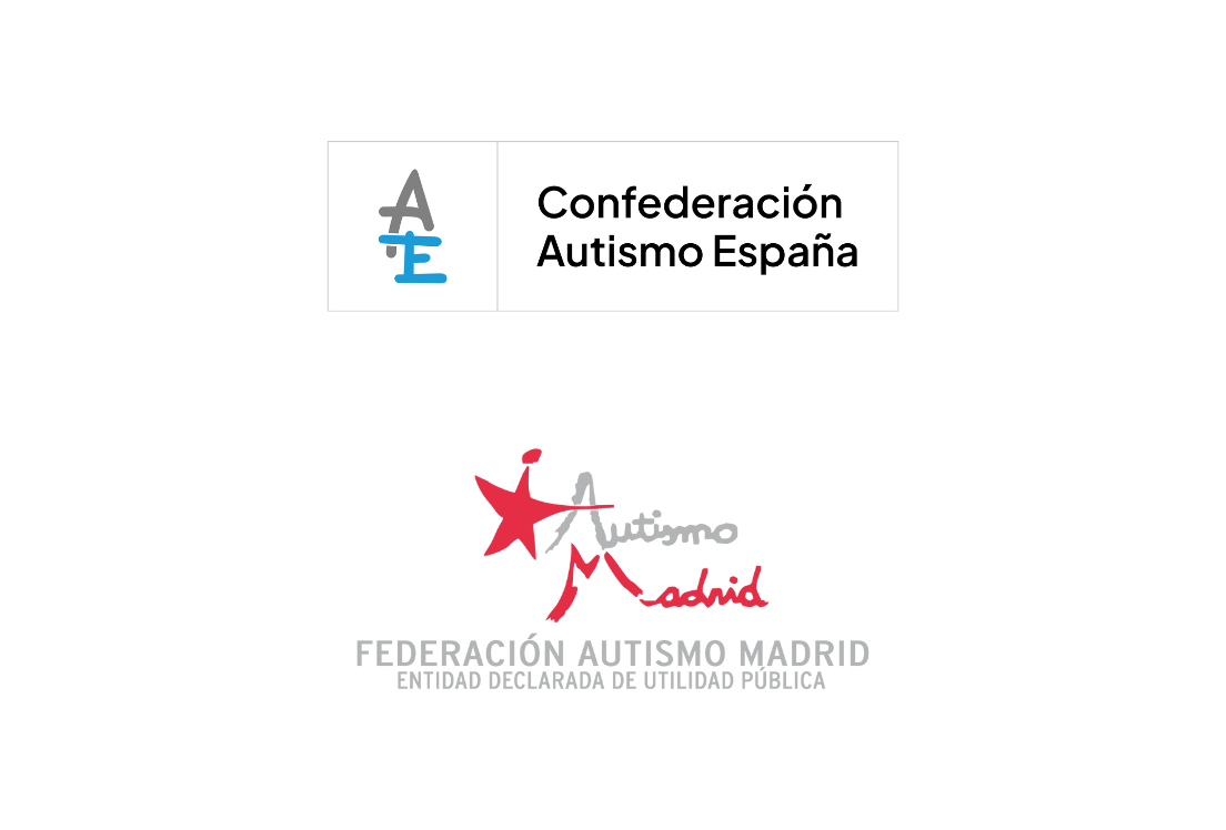 Logotipo de Confederación Autismo España y de Federación Autismo Madrid