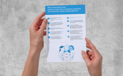 Infografía | Recomendaciones para la atención de mujeres autistas víctimas de violencia de género