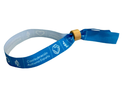 Pulsera corporativa de tela